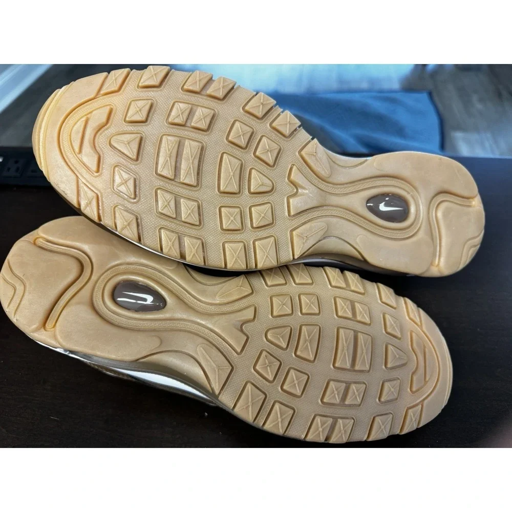 Nike Air Max 97 Premium DQ8966-200 Medium Brown Muslin Men's 12.5 NIB - firm